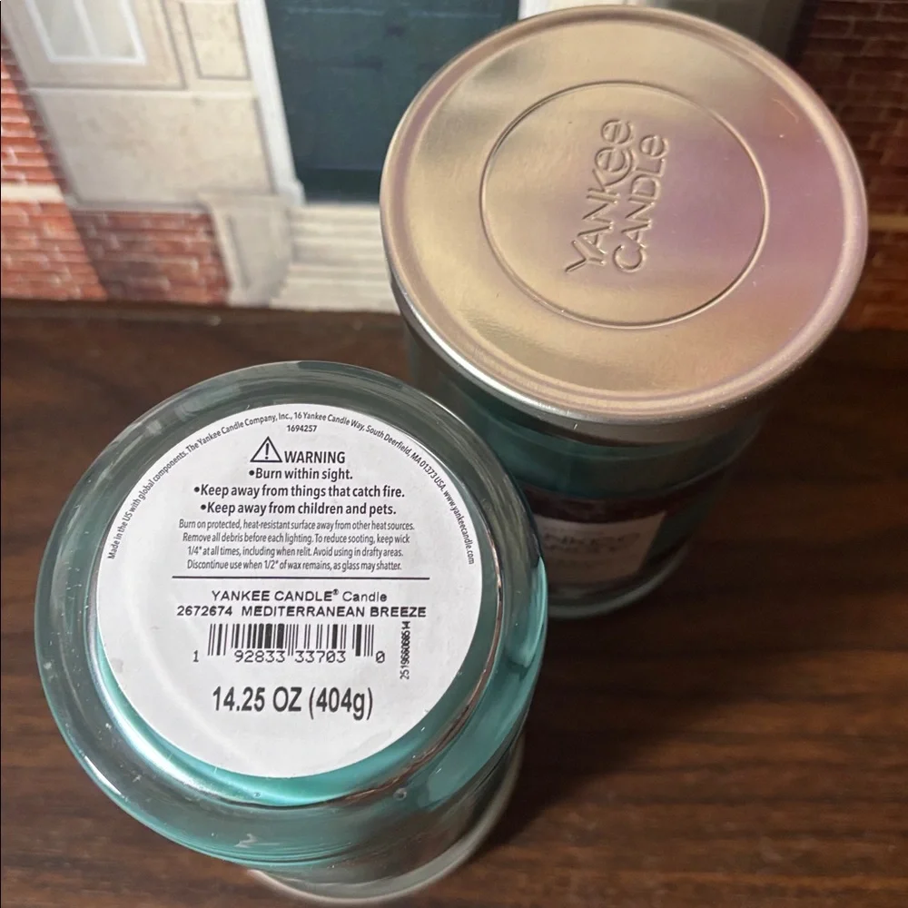 Yankee Candle Mediterranean Breeze Medium Duo! - Picture 3 of 3